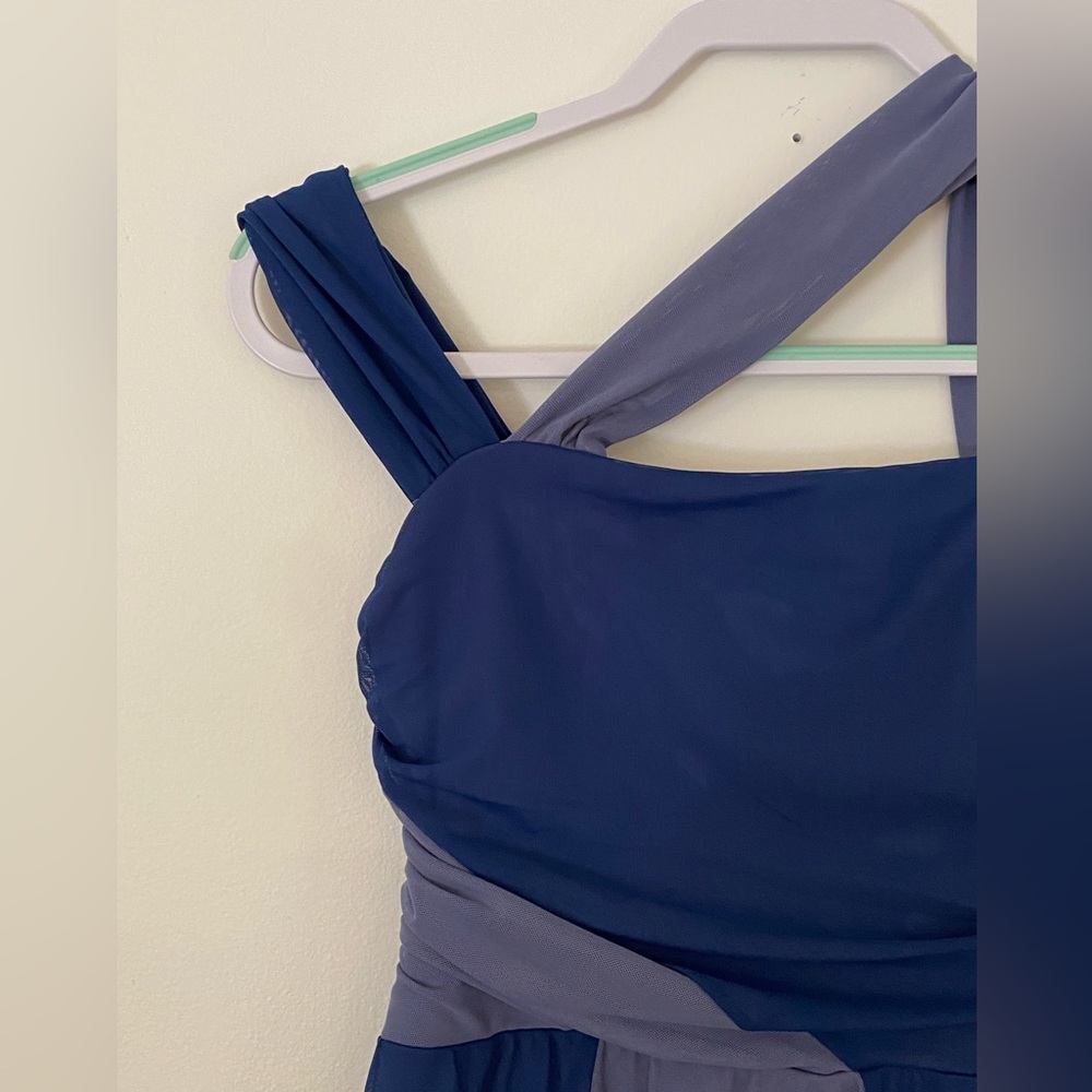 Adult small dance costume in blue - Picture 5 of 8